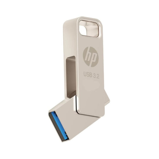 HP X206C 256GB USB 3.2 OTG Flash Drive – Type-C/A (Silver)
