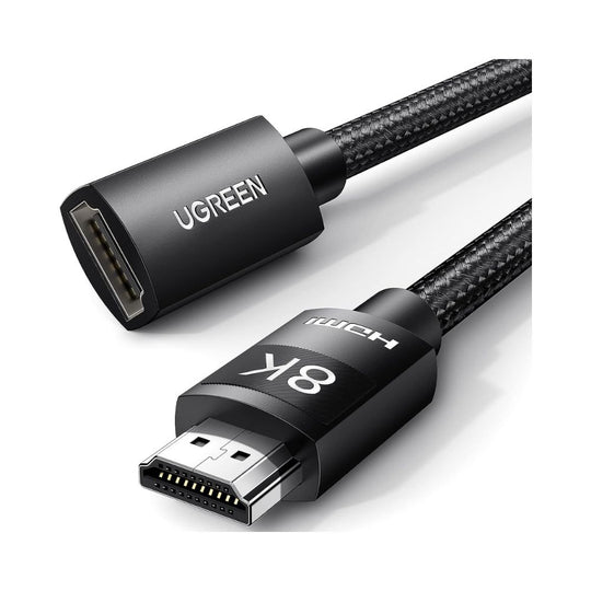 UGREEN HDMI 2.1 Extension Cable 1M 40447 – 8K@60Hz Braided (Black)