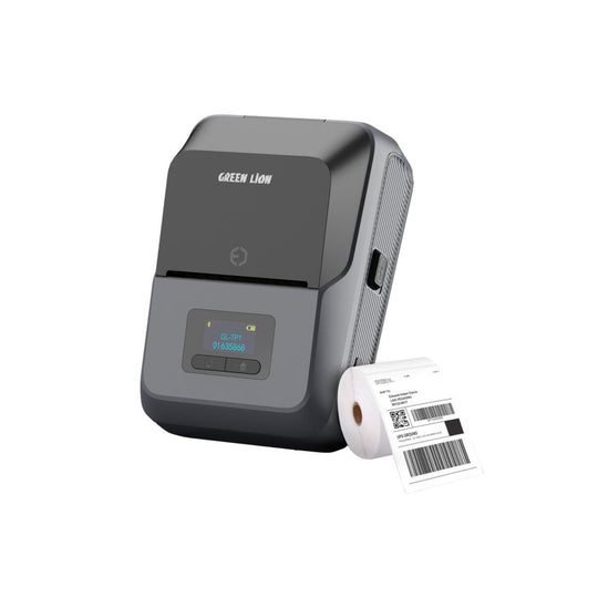 Green Lion Thermal Label Printer – 203DPI Bluetooth 14 Rolls (White)