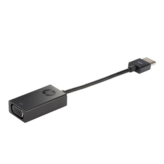 HP HDMI to VGA Adapter – 1080p Active for Ultrabook (Black)