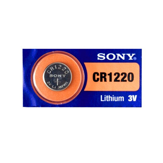 Sony CR1220 3V Lithium Coin Battery for Watches and Electronics