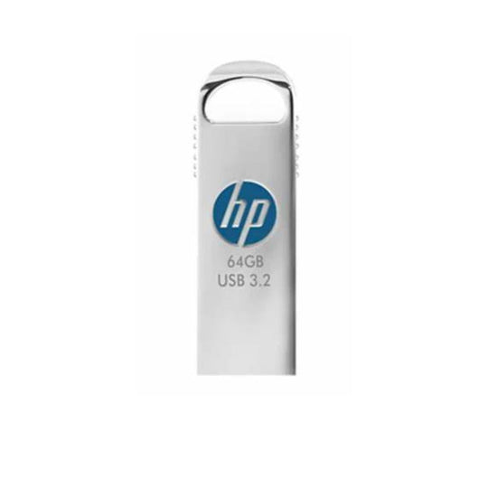 HP X306W USB 3.2 Flash Drive 64GB – Anti-Slip Zinc Alloy (Silver)