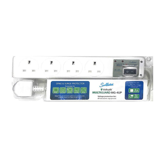 Sollatek MG-2 4-Way Surge-Protected Extension Board