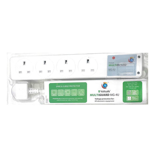 Sollatek MG-1 (MG-4U) Multi-Socket Extension Board with Surge Protection
