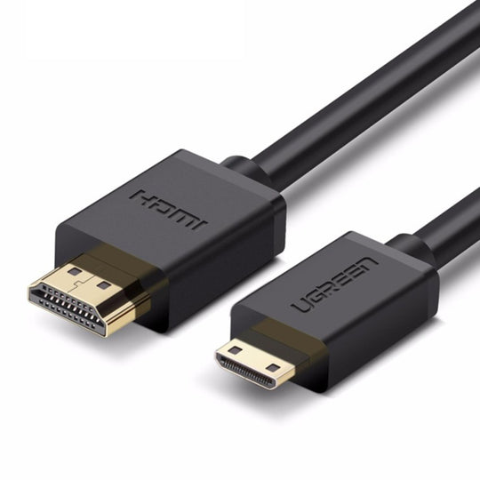 UGREEN Mini HDMI to HDMI Cable 1.5M 11167 – 4K@60Hz Gold-Plated (Black)