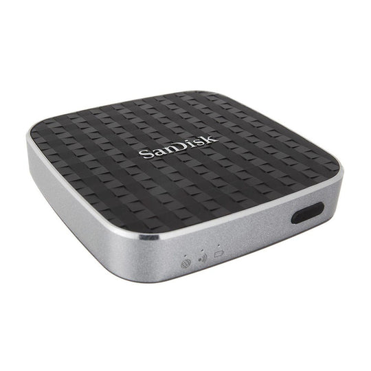 SanDisk Connect Media Drive 32GB – Wi-Fi Wireless Flash Stick with SD Slot (Black)