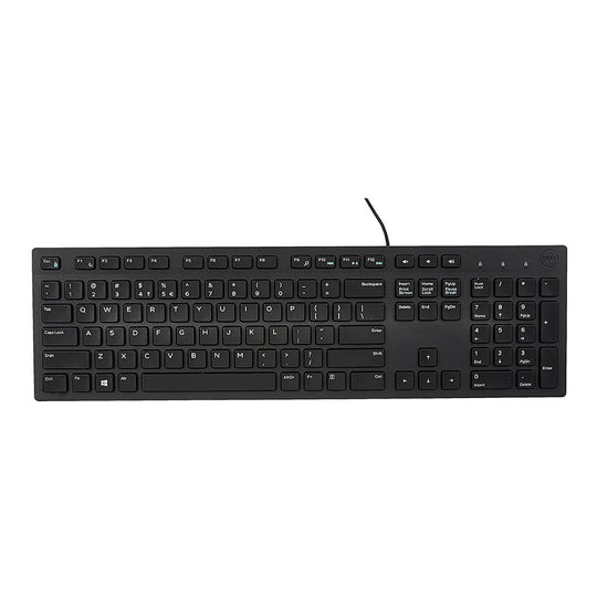 Dell KB216 Chiclet Wired USB Keyboard – Slim Office (Black)