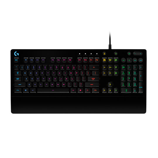 Logitech G213 Prodigy RGB Gaming Keyboard – Mech-Dome Spill-Resistant (Black)