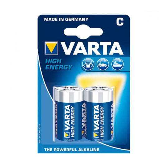 Varta C-Size Long-Lasting Alkaline Battery – Pack of 2