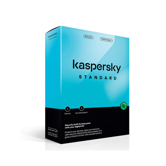 Kaspersky Standard Antivirus 1-User – Firewall + Cleanup (Digital)