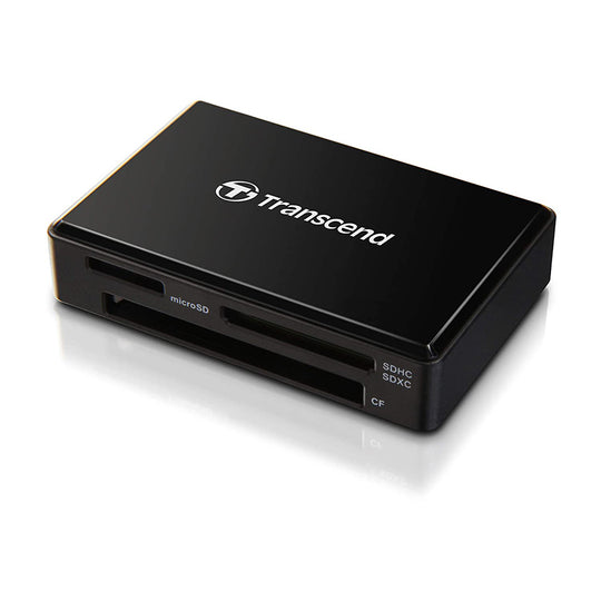 Transcend RDF8 USB 3.1 Multi Card Reader – SD/CF/MS UHS-I (Black)