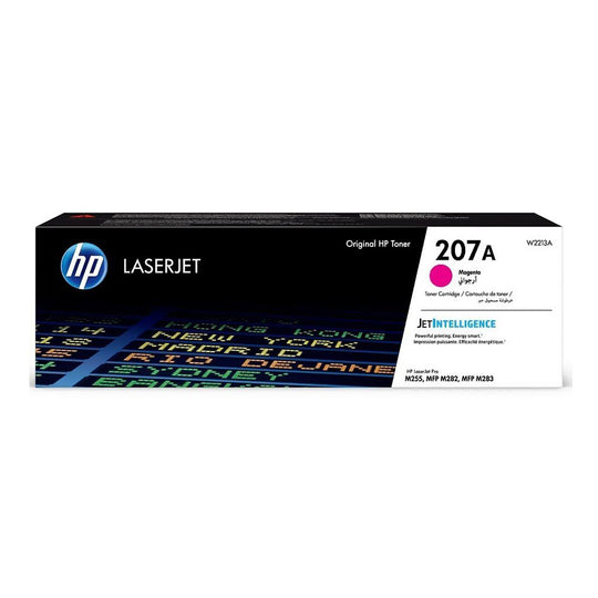 HP 207A Magenta Original LaserJet Toner Cartridge (W2213A) - 1250 Pages, JetIntelligence