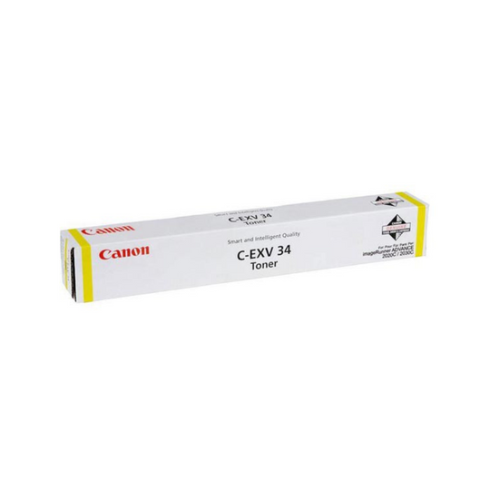 Canon C-EXV 34 Yellow Original Toner Cartridge - 19000 Pages