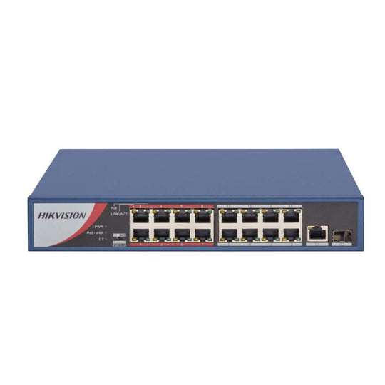 Hikvision DS-3E0318P-E/M(B) 16-Port 100Mbps PoE Switch