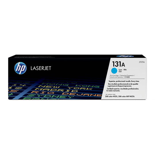 HP 131A Cyan Original LaserJet Toner Cartridge (CF211A) - 1800 Pages