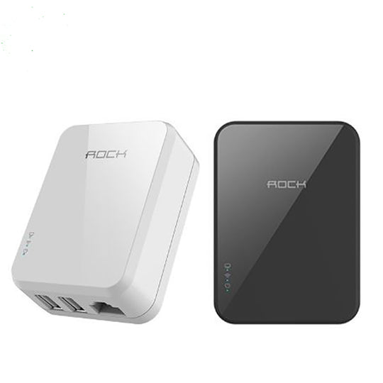 Rock Tank Travel Wi-Fi Repeater + Dual USB Charger