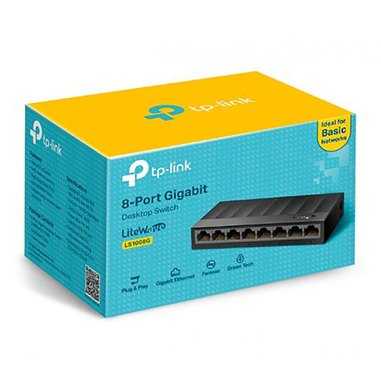 TP-Link LS1008G 8-Port Gigabit Unmanaged Desktop Switch