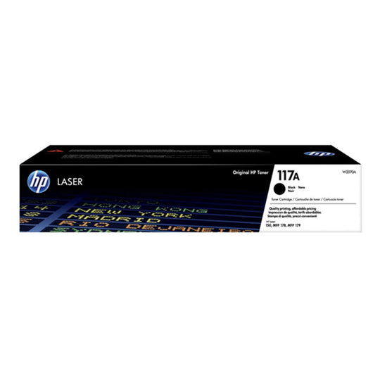 HP 117A Black Original LaserJet Toner Cartridge (W2070A) - 1000 Pages