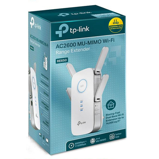 TP-Link RE650 AC2600 MU-MIMO Wi-Fi Range Extender