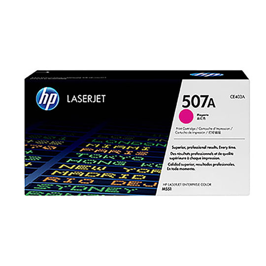 HP 507A Magenta Original LaserJet Toner Cartridge (CE403A) - 6000 Pages