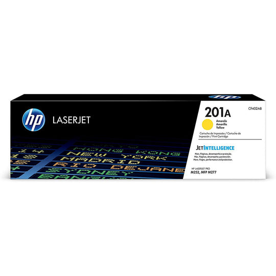HP 201A Yellow Original LaserJet Toner Cartridge (CF402A) - 1400 Pages