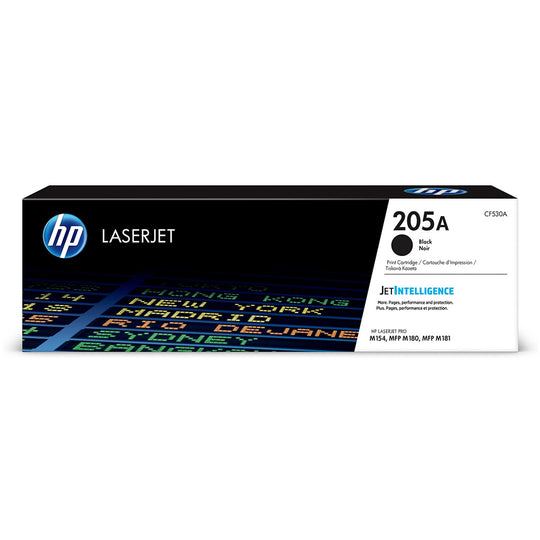 HP 205A Black Original LaserJet Toner Cartridge (CF530A) - 1100 Pages