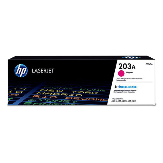 HP 203A Magenta Original LaserJet Toner Cartridge (CF543A) - 1300 Pages