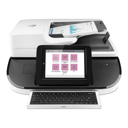 HP Digital Sender Flow 8500 fn2 Document Capture Workstation - 92ppm, 150-Sheet ADF, OCR