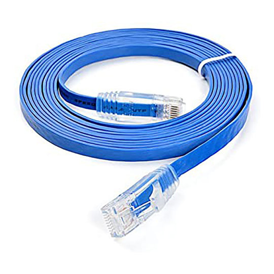 Generic Flat Cat6 UTP Ethernet Cable – 5m, Slim Design