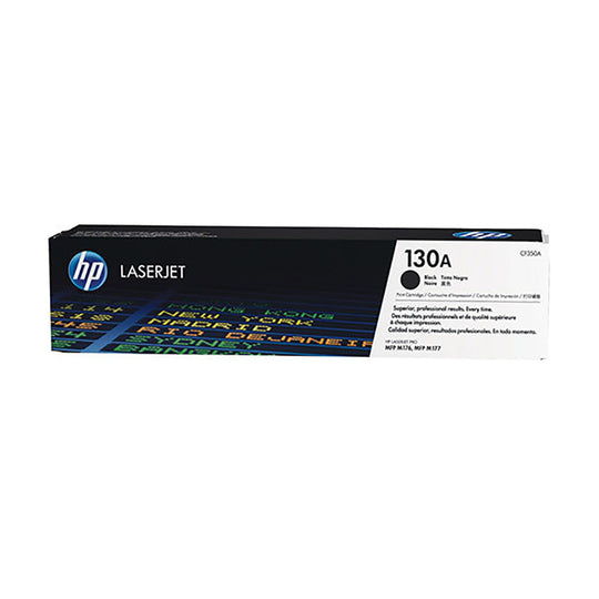 HP 130A Black Original LaserJet Toner Cartridge (CF350A) - 1300 Pages