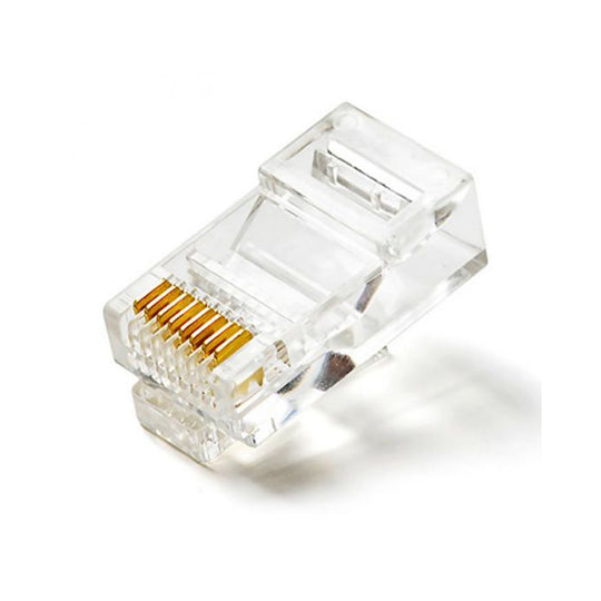 UGREEN 60558 Cat6 UTP Pass-Through RJ45 Connectors - Pack, Transparent
