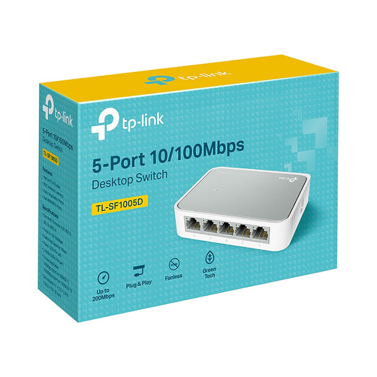 TP-Link TL-SF1005D 5-Port 10/100Mbps Fast Ethernet Switch