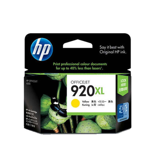 HP 920XL Yellow High-Yield Original Ink Cartridge (CD974AE) - 700 Pages