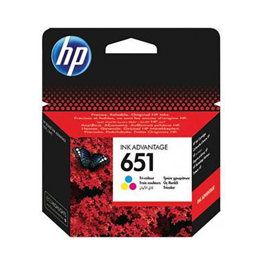 HP 651 Tri-Color Original Ink Cartridge (C2P11AE) - 300 Pages