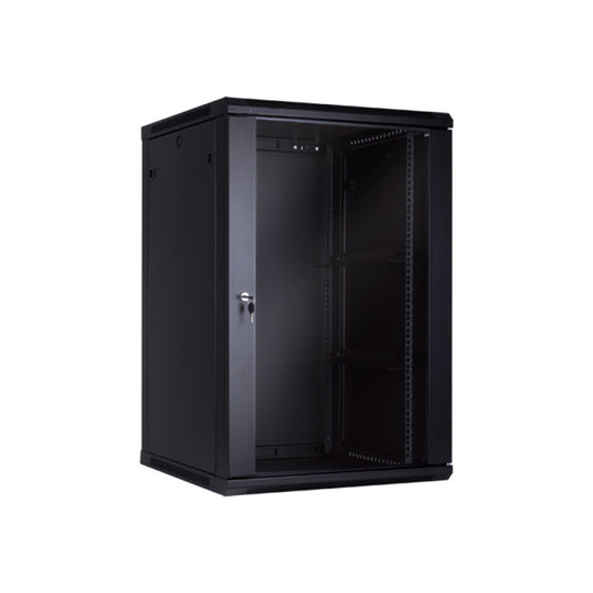18U 19-Inch Wall-Mount/Freestanding Network Cabinet (600mm Depth)