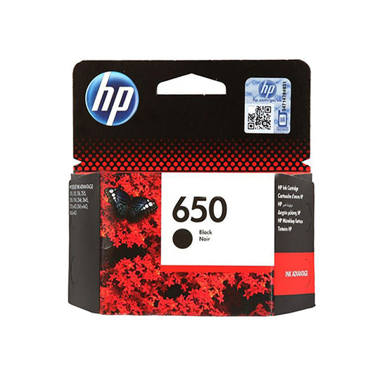 HP 650 Black Original Ink Cartridge (CZ101AE) - 360 Pages