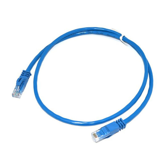 Cat6 UTP Patch Cable - 1m, 24AWG, Blue PVC