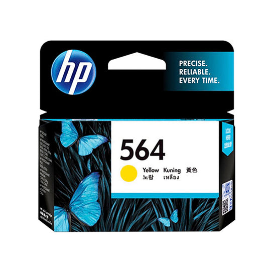 HP 564 Yellow Original Ink Cartridge (CB320WN) - 300 Pages