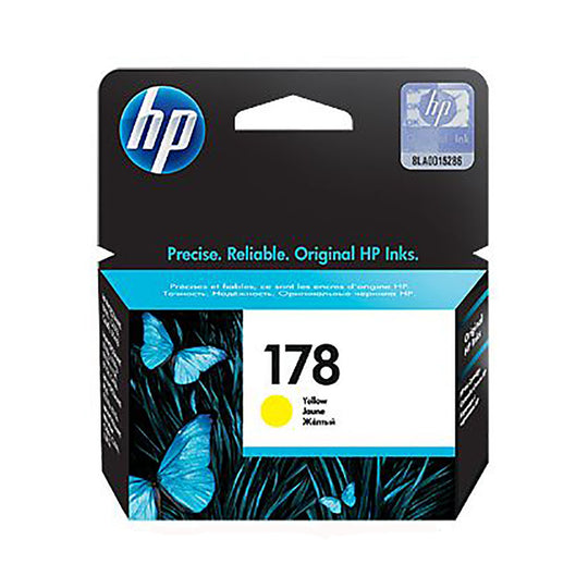 HP 178 Yellow Original Ink Cartridge (CB320HE) - 300 Pages
