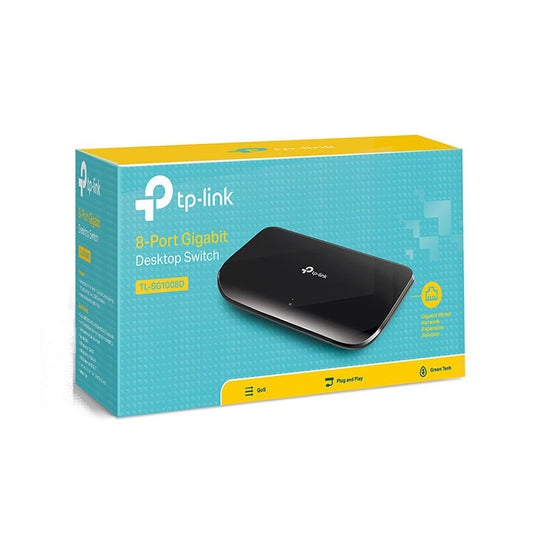 TP-Link TL-SG1008D 8-Port Gigabit Desktop Switch - Fanless