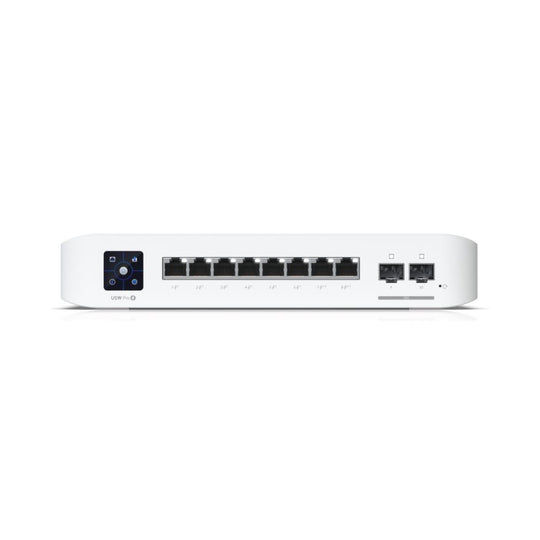 Ubiquiti USW-Pro-8-PoE 8-Port Gigabit Layer 3 PoE Switch with 2x 10G SFP+