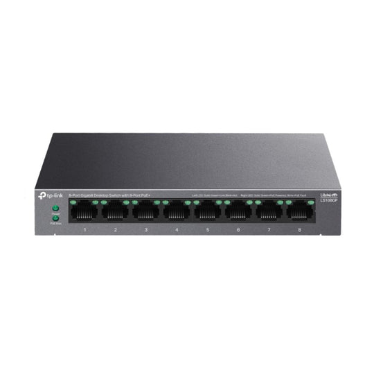 TP-Link LS108GP 8-Port Gigabit Desktop PoE+ Switch
