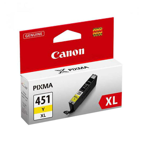 Canon CLI-451XL Yellow High-Yield Ink Cartridge (CLI451XLY) - 685 Pages