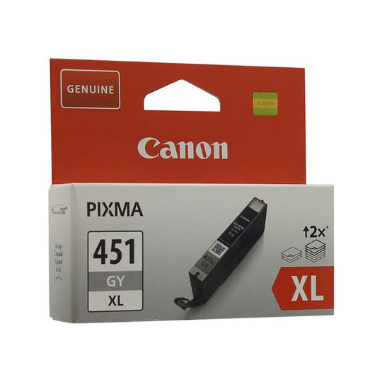 Canon CLI-451XL Grey High-Yield Ink Cartridge (6521B001) - 350 Pages