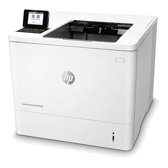 HP LaserJet Enterprise M608n Monochrome Laser Printer - 61ppm, 650-Sheet Input, Ethernet