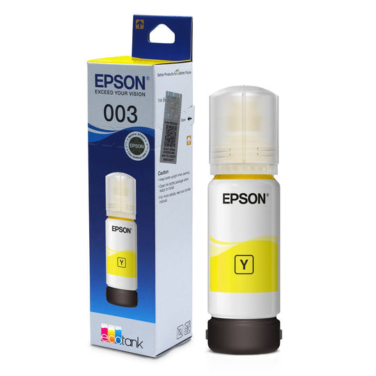 Epson 003 Yellow Genuine EcoTank Ink Bottle - for L3110/L3150