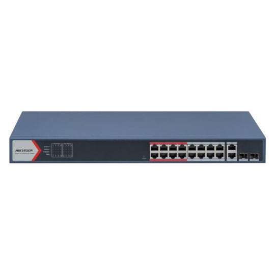 Hikvision DS-3E1318P-E1 16-Port Fast Ethernet Smart PoE Switch