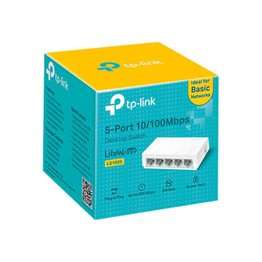 TP-Link LS1005 5-Port 10/100Mbps Desktop Switch