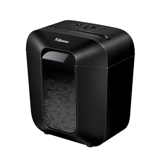 Fellowes Powershred LX25 Cross-Cut Shredder - 6 Sheets, P-4, Safety Lock