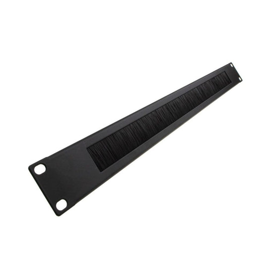 1U 19-Inch Brush Panel Cable Management Bar